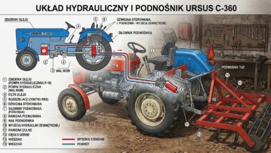 Photo of Układ hydrauliczny Ursus C-360 – schemat i opis działania