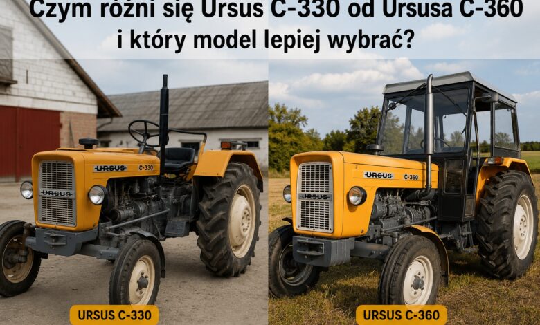 Czym różni się Ursus C330 od Ursusa C360